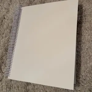 Blank Organizer with 5 Pockets for 8.5 x 11 Paper - Easily Customizable with Stickers and Drawings - Perfect for Personalization. *handmade in USA*