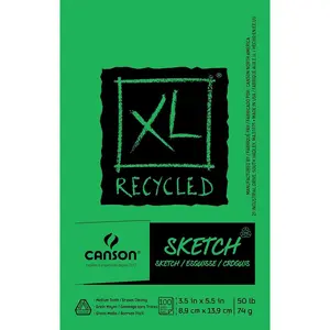 Canson  3.5 x 5.5 in. Recycled Sketch Pads - Extra Large