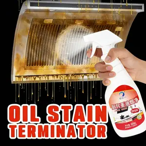 Universal Kitchen Grease Remover, Efficient Cleaner for Range Hood, Stove, Oven, No Residue, Easy to Apply and Wipe, Suitable for Home Cooks