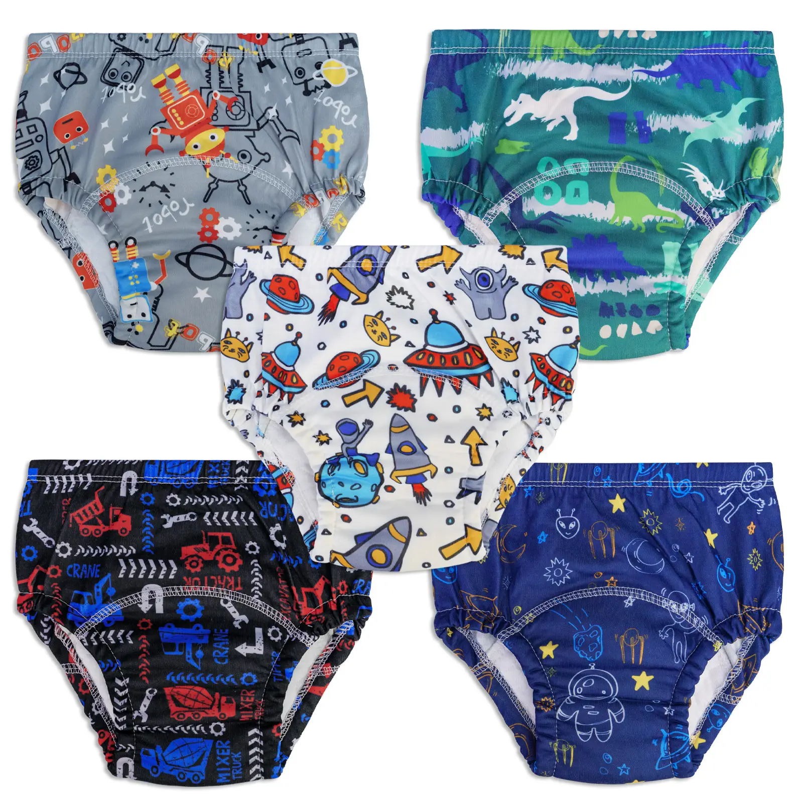Max Shape Baby Boys Potty Training Underwear Toddler Training Underwear for Boys Absorbent Potty Training Pants Boys Cotton Pee Pants dealsforyoudays