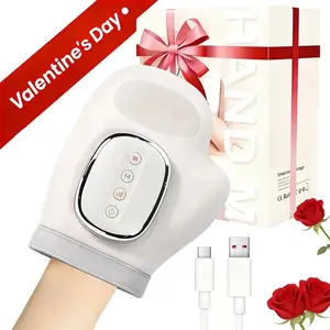 Heated Pressure Hand Massager, Compact Design Lightweight, Ultimate Relief for Hands Wrist Fingers, Arthritis Carpal Tunnel Syndrome, Ideal Birthday Valentine Gift