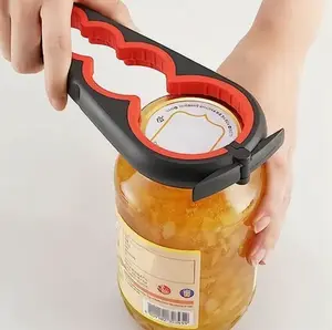 4 in 1 Can Opener, 1pc Multifunctional Can Opener, Easy Use Kitchen Gadget for Elderly, Essential Kitchen Tool and Thanksgiving Gift, Utensils, Beverage Can Opener