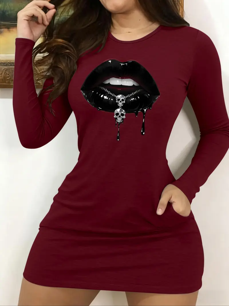 skull dress for full figured women - TikTok Shop