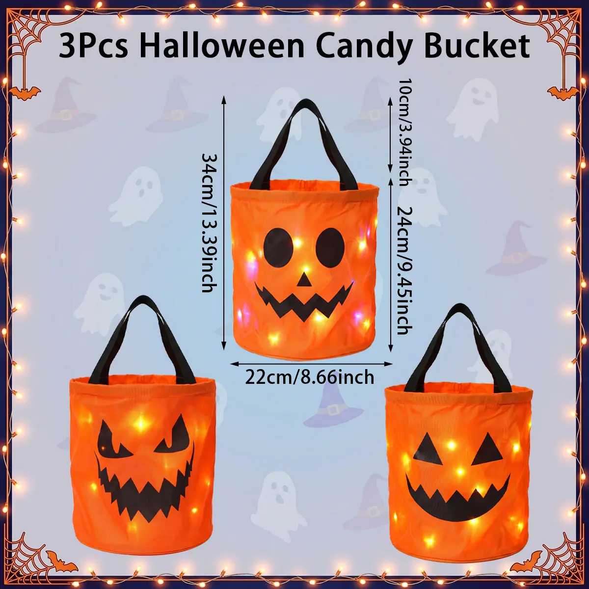 3pcs Orange