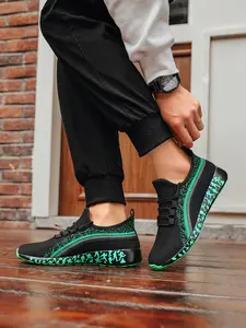 Spring & Fall New Casual Sports Flyknit Big Size Couple Shoes, Coconut Shoe Style, Comfortable and Stylish, Perfect for Couples