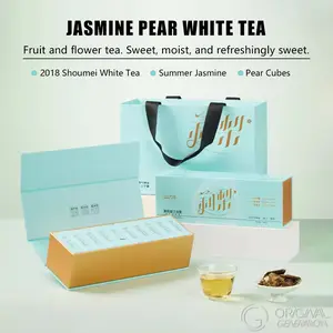 Jasmine Pear White Tea90g(3g×30pcs)Summer Jasmine Pear 2018 Shoumei White Tea One Tea Piece Is Enough For a Whole Day