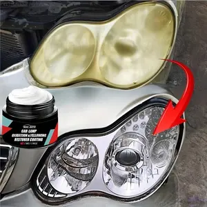 Car Headlight Restoration Kit – Scratch Remover & Oxidation Cleaner Repair Paste