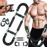 Arm Trainer Chest Workout Equipment 60-110lb Adjustable Spring Resistance Portable Power Twister Bar for Home Gym Use Ideal for Chest Exercises and Upper Body Strength Training - Hand Grip Strengthener