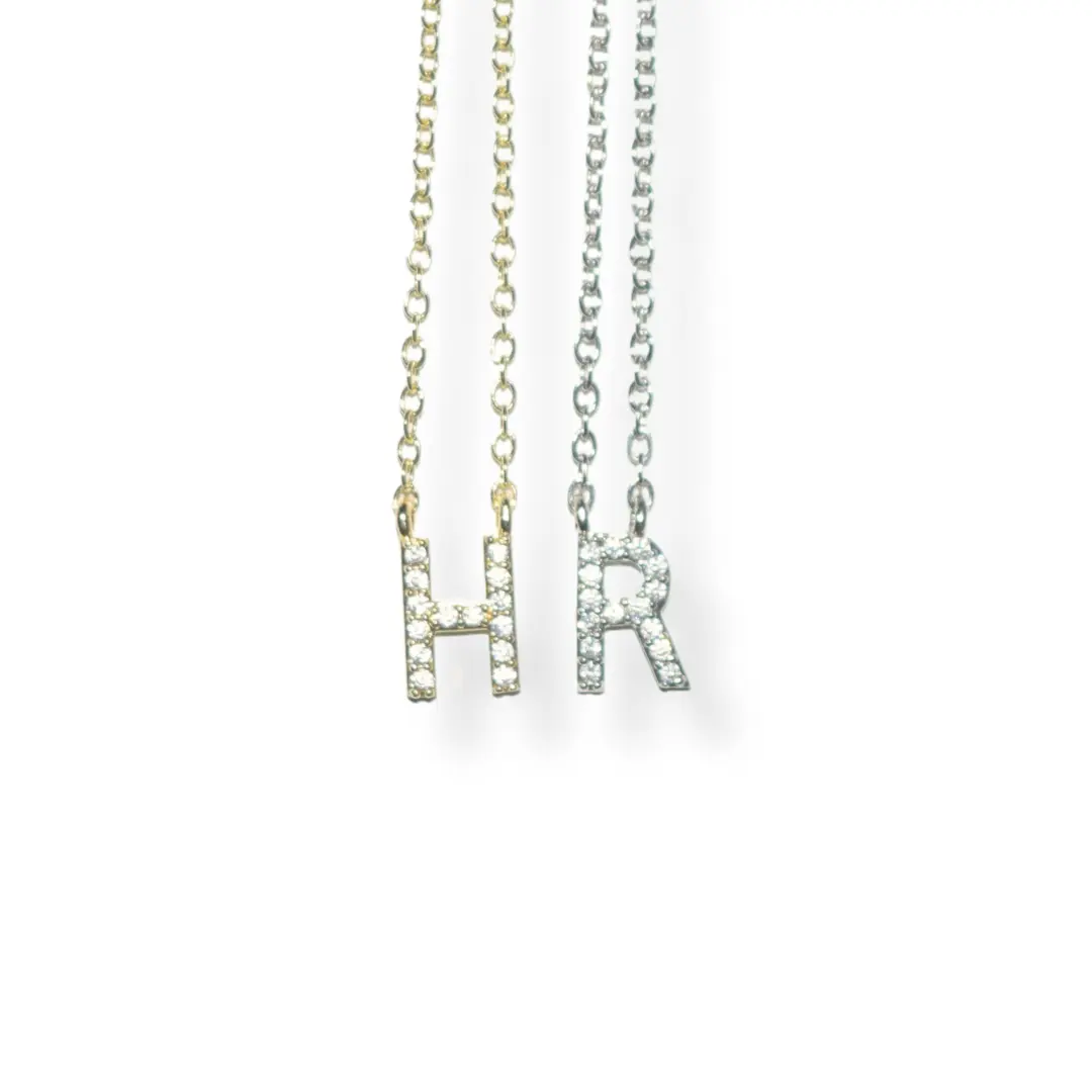 Dainty Initial - Elegant Design with Floral Elements and Smooth Finish