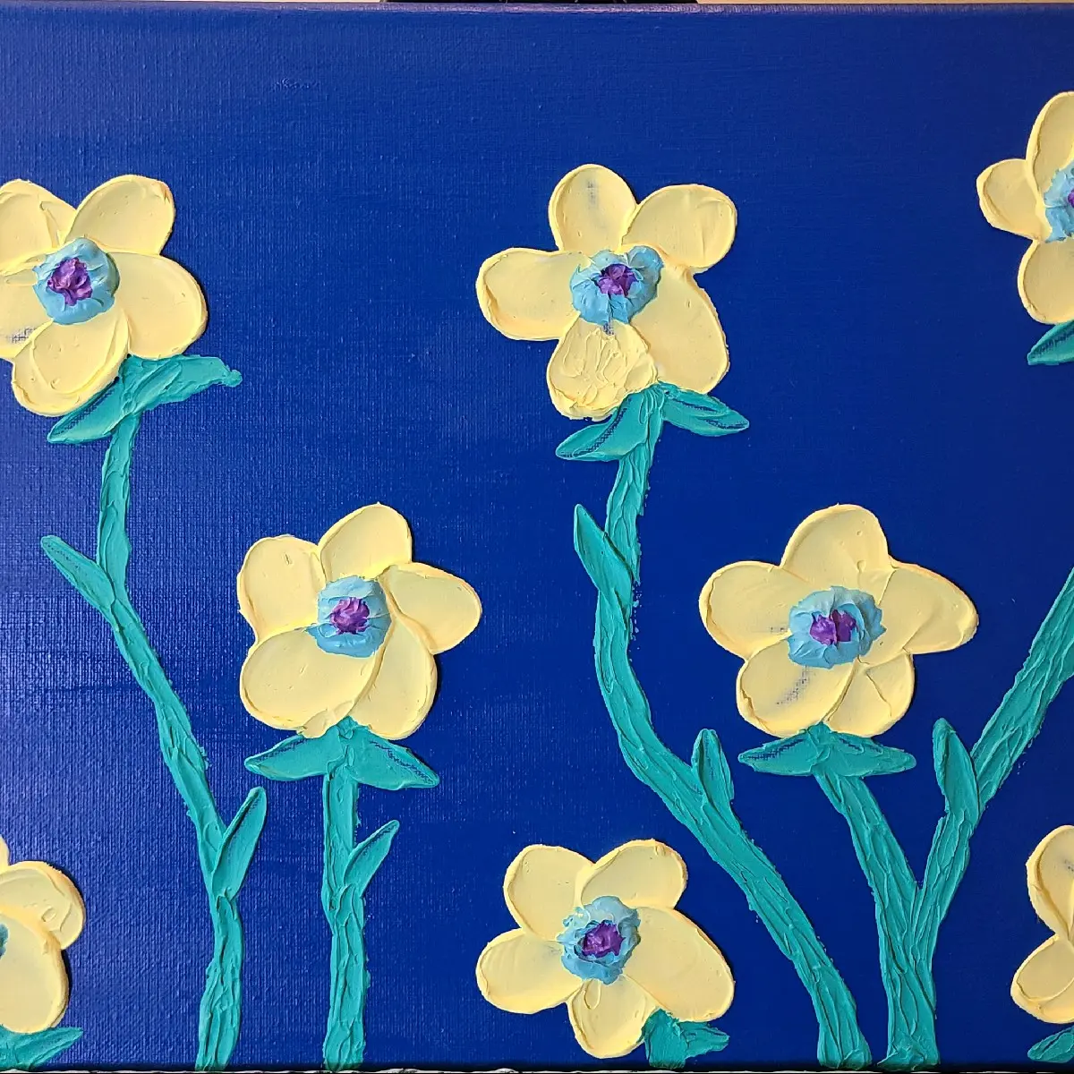 Flower Modeling Paste Painting