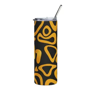 Lando Norris F1 World Champion Gold Black Swirl Stainless Tumbler