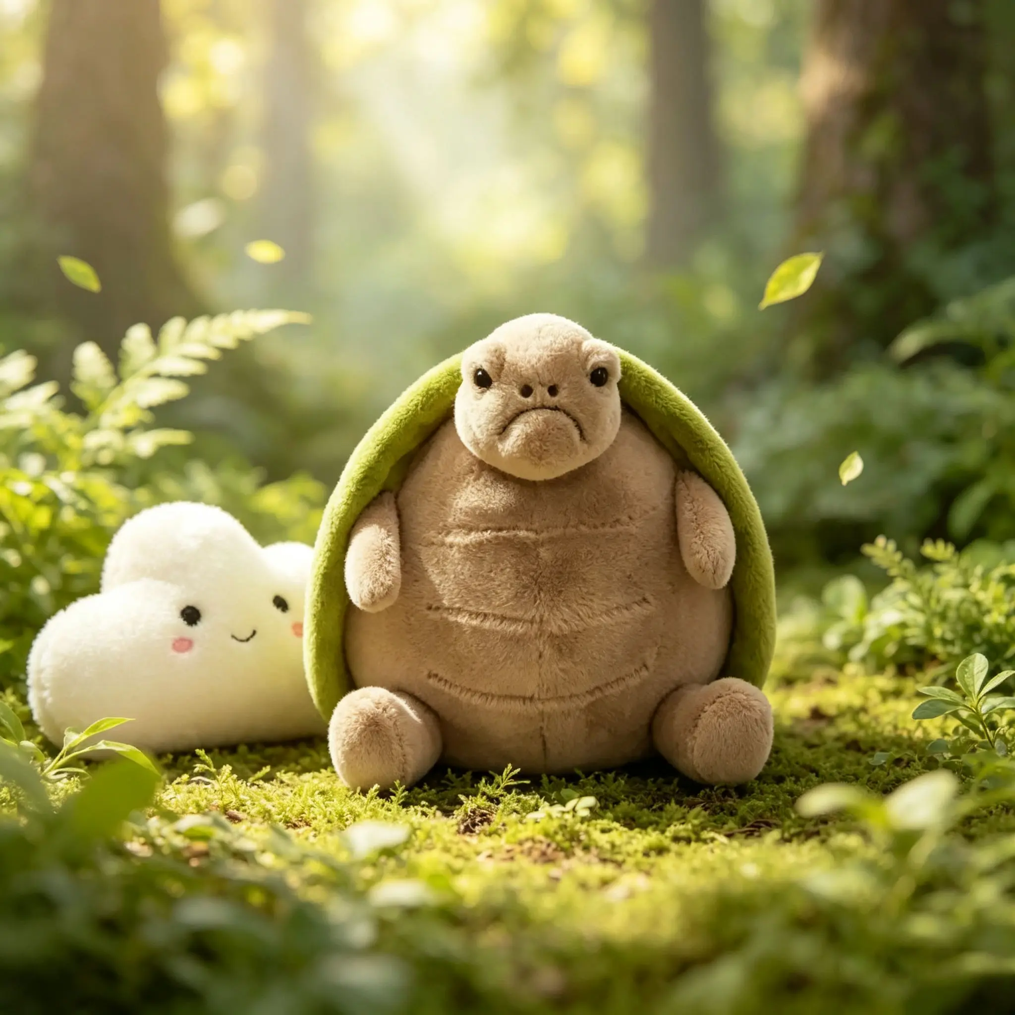 Timmy Turtle Weighted Plush Toy -The Viral Grumpy Turtle Plushie|Anxiety Relief Stuffed Animal Soft Weighted Lap Pad Cute Gift for Kids Adults