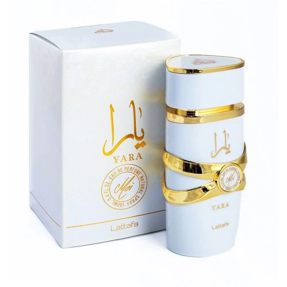 Lattafa Yara Moi 3.4 oz Eau De Parfum (EDP) Spray, Floral & Caramel Scented Women's Fragrance for Beauty & Personal Care