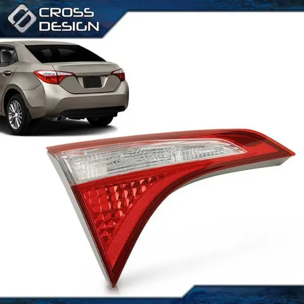 CROSSDESIGN Tail Light Brake Lamp Fit For 2014-16 Toyota Corolla Inner Left Driver Side