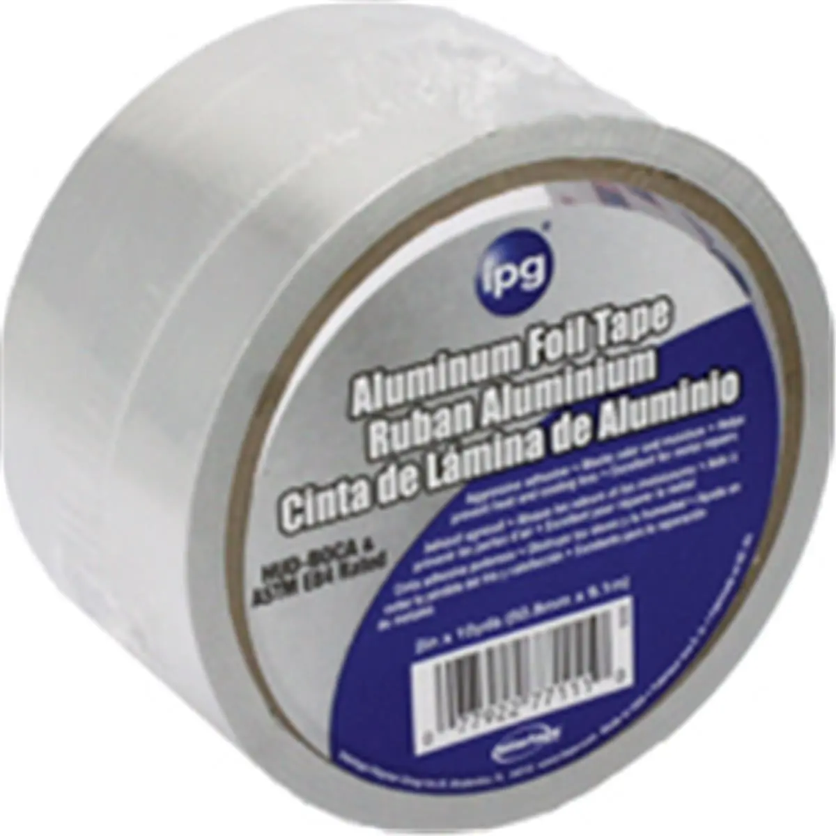 IPG 212 MAIN Aluminum Foil Tape - 2 In. x 10 Yd, 0.31 Lb, Strong Adhesion, Flame Retardant, Odor Block, Silicone Coated Release Liner, Wrinkle-Free Aluminum Foil Seal for Home Decorating, Reptile & Amphibian Cleaning Tools, Metal Repair