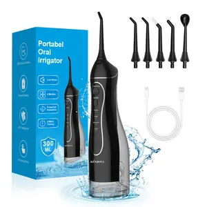 Kenzova Water Dental Flosser-Power Floss portable Oral Dental Teeth Cleaner, Home, Travel Waterflosser, 5 Nozzle Smart 2025 Dental Oral Irrigator, IPX7 Waterproof, Cordless, Flosser for Him, For Her