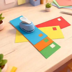 Effortless Stamp Embossing Tool Square Hole Punch Border Flower Frame DIY Handmade Paper Crafting Machine