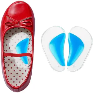 Kids Arch Support Inserts for Flat Feet (Ages 5–12) - Orthotics for Plantar Fasciitis, Gel Arch Support for Plantar Fasciitis - Foot Arch Support, Flat Foot Corrector, Overpronation Insoles - 1 Pair