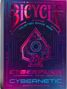 Bicycle Cyberpunk Cybernetic Premium Playing Cards, 1 Deck