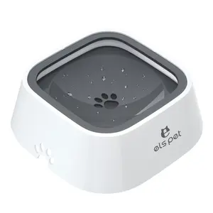 ELS PET Dog Bowl No Spill Pet Water Bowl No Drip Slow Water Feeder Cat Pet Water Dispenser 35Oz/1L Travel ELS PET