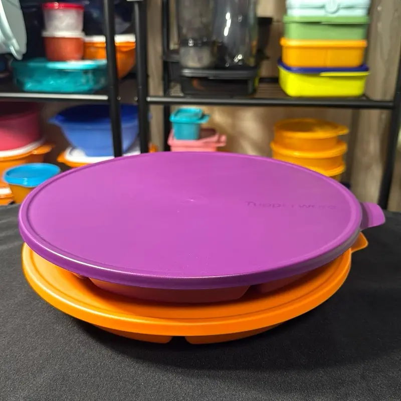 Tupperware Aloha Divided Platter