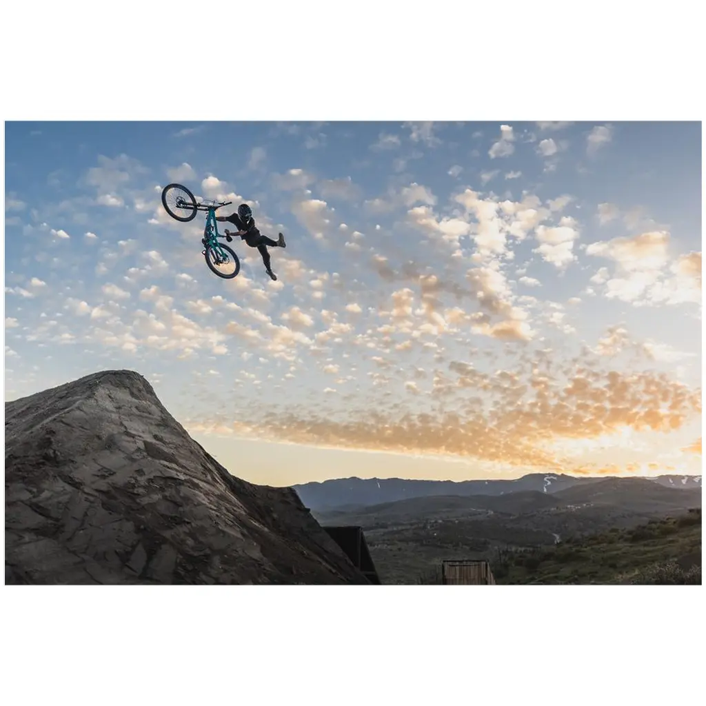 Freeride Mountain Biking Poster - Mountain Bike Poster - MTB Wall Art - Mountain Biking Poster - Extreme Sports Poster - Mountain Bike Decor