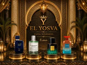 Yosva Bundle | Khadlaj Blue Elixir + Silverado 56 + Anfar Frost Tangerine + Riiffs Fareed | Men's Fragrance | 100 ML - 3.4 OZ | Eau De Parfum | Lavender - Bergamot & Geranium