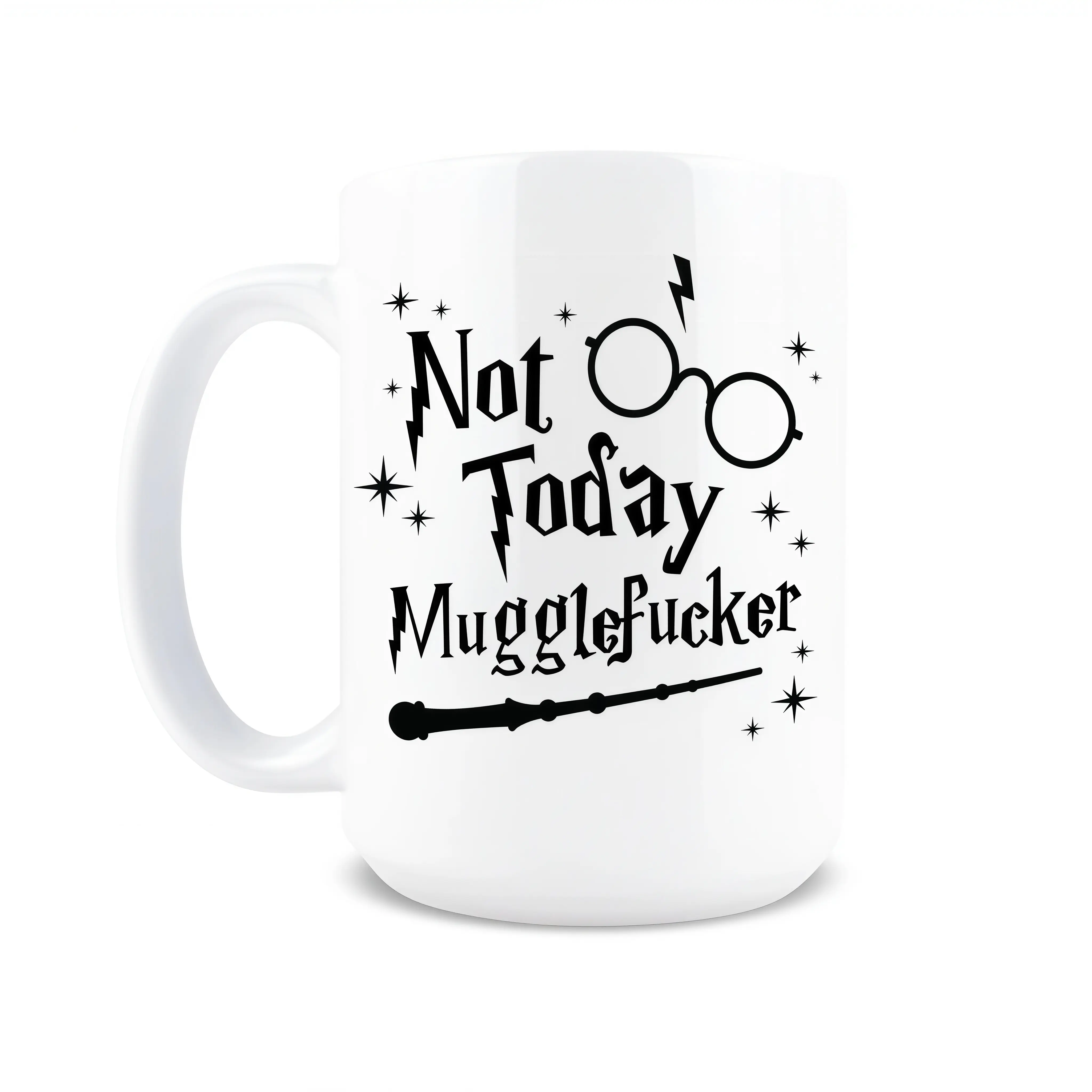 Not Today Muggle Coffee Mug - Wizard Coffee Cup Magic Gift for Fans