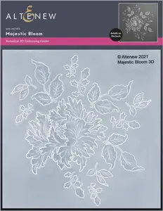 Majestic Bloom 3D Embossing Folder