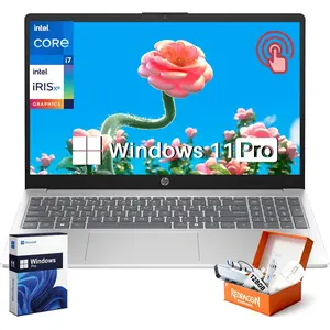 HP 15.6 Touchscreen Business Laptop, 15.6" FHD Touch Display, Intel 13th Gen i7-1355U, Up to  64GB DDR4 RAM, Up to 2 TB SSD, Iris Xe Graphics, Fast Charge, Windows 11 Pro, W/REDRAGON Accessories