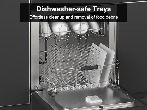 Crownful Food Dehydrator Machine, 7 Stainless Steel Trays, Dryer for Jerky, Vegetable, Fruit, Meat, Dog Treats, Herbs, and Yogurt