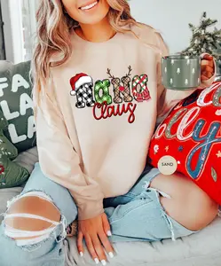 Comfort Colors® Christmas Nana Shirt, Nana Claus Shirts, Christmas Nana Reveal Gift, Nana Grammy Shirt, Nana Tee Shirt, Nana Announcement
