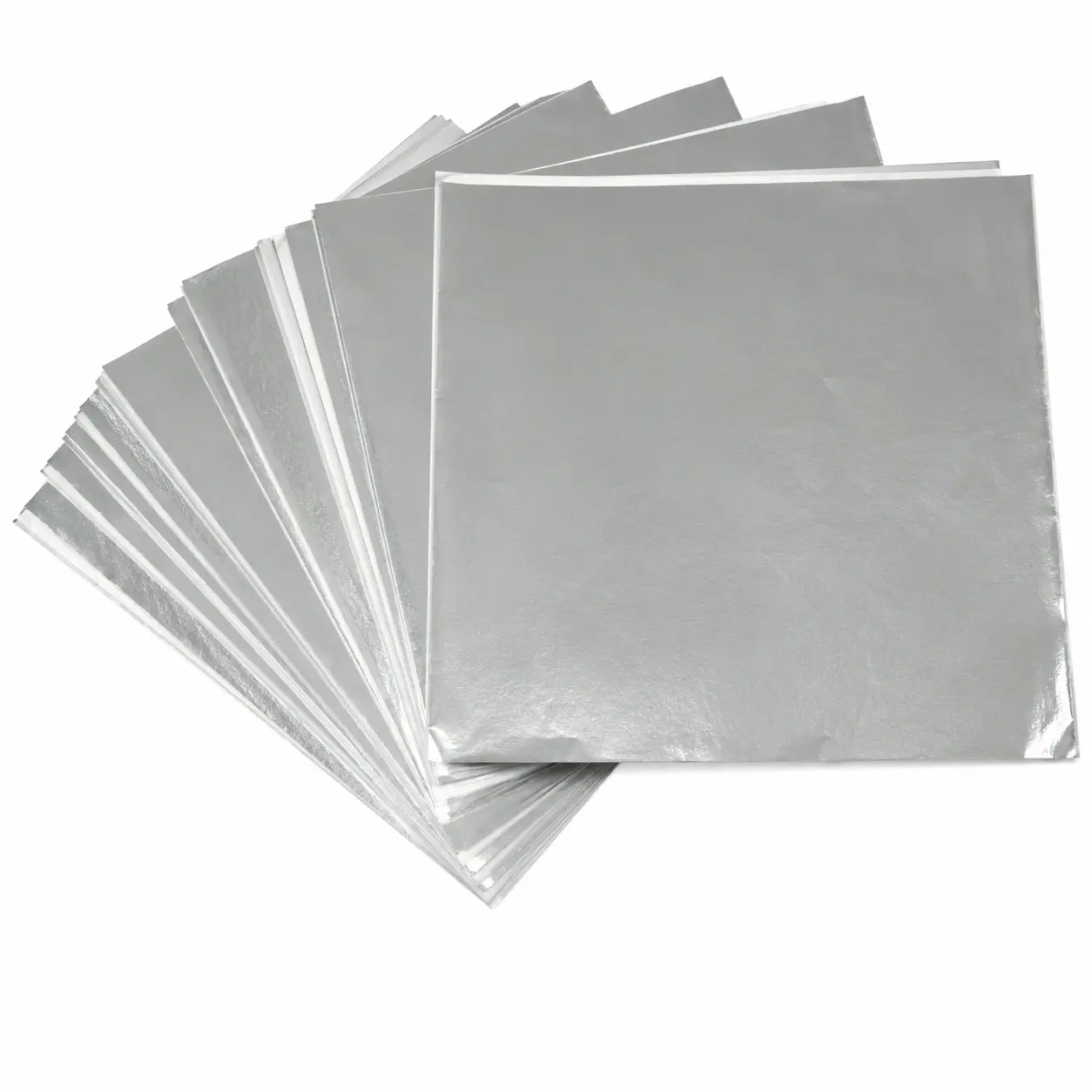 Silver Foil Candy Wrappers 3x3 in – Chocolate Foils, 125 Count