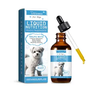 Pets Multivitamin Liquid Drops for Dogs & Cats, Immune Support Treats, Health Supplements, Daily Pet Vitamins, Dog & Cat Wellness Booster, Nutritional Drops
