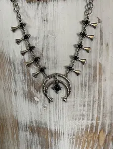 Princess Squash Blossom Necklace