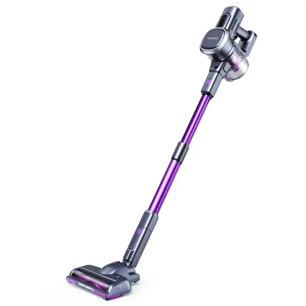 Lubluelu Cordless Vacuum Cleaner, Cordless Stick Vacuum with 25Kpa Powerful Suction, 50min Runtime, Detachable Battery, Self-Standing 6 in 1 Lightweight Vacuum for Hard Floor, Carpet, Pet Hair