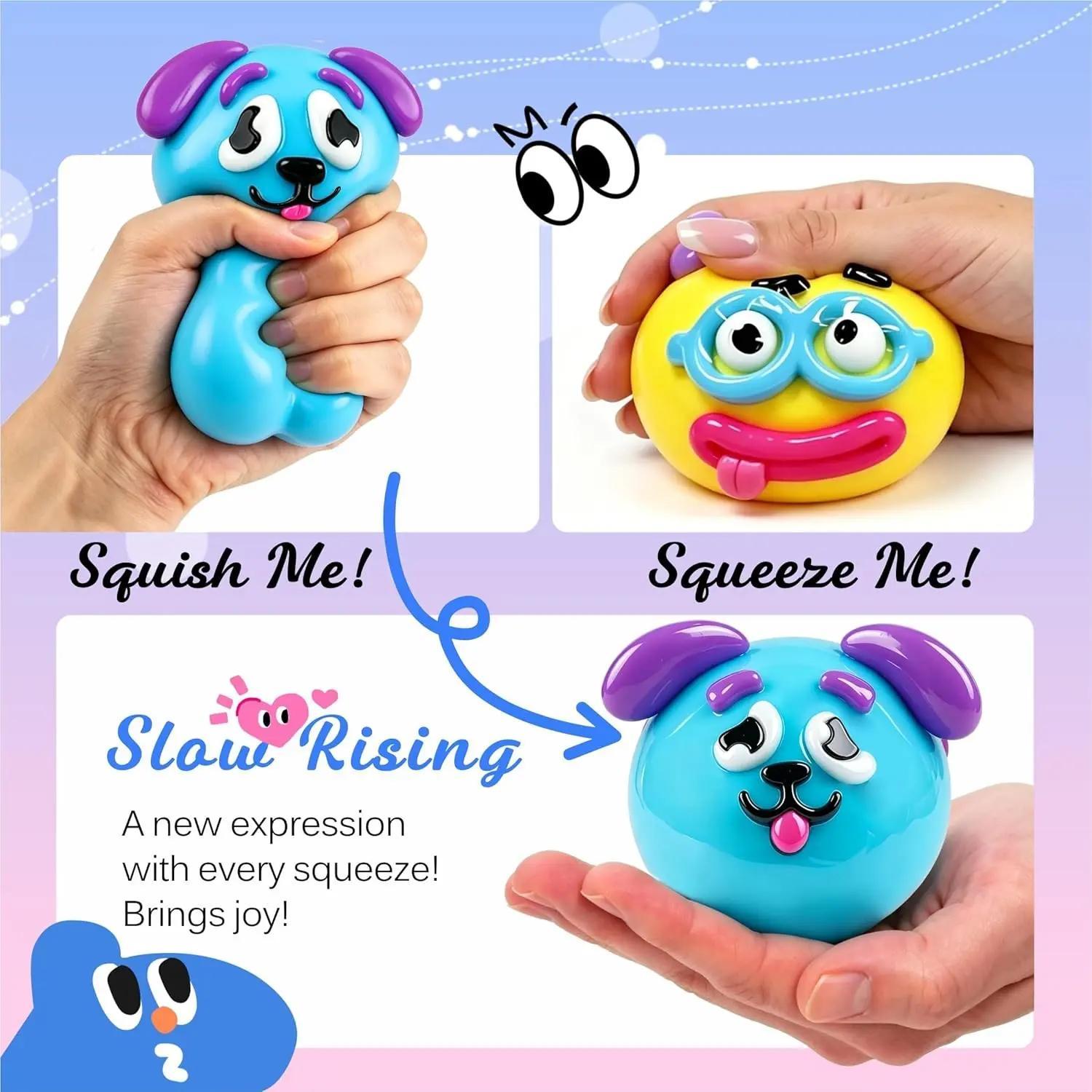 NEW Smushers Squishy - Curiosities Smushers Dog Face Swap Squishy Soft Moldable Cute Slow Rise Relaxing Sensory Fidget Relief Anxiety Stress Fun Desk Accessory for Adults NEW Smushers Squishy - Curiosities Smushers Dog Face Swap Squishy Soft Moldable Cute Slow Rise Relaxing Sensory Fidget Relief Anxiety Stress Fun Desk Accessory for Adults