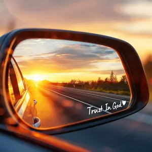Joytutus 7 Pcs Car Decal Set Blessed Trust in God Please be Patient Stickers for Car Window Decoration Easy Adhesive Vinyl Graphics for Mirror Room Decor tiktokshopspringglowup, Cars, Auto Accessories
