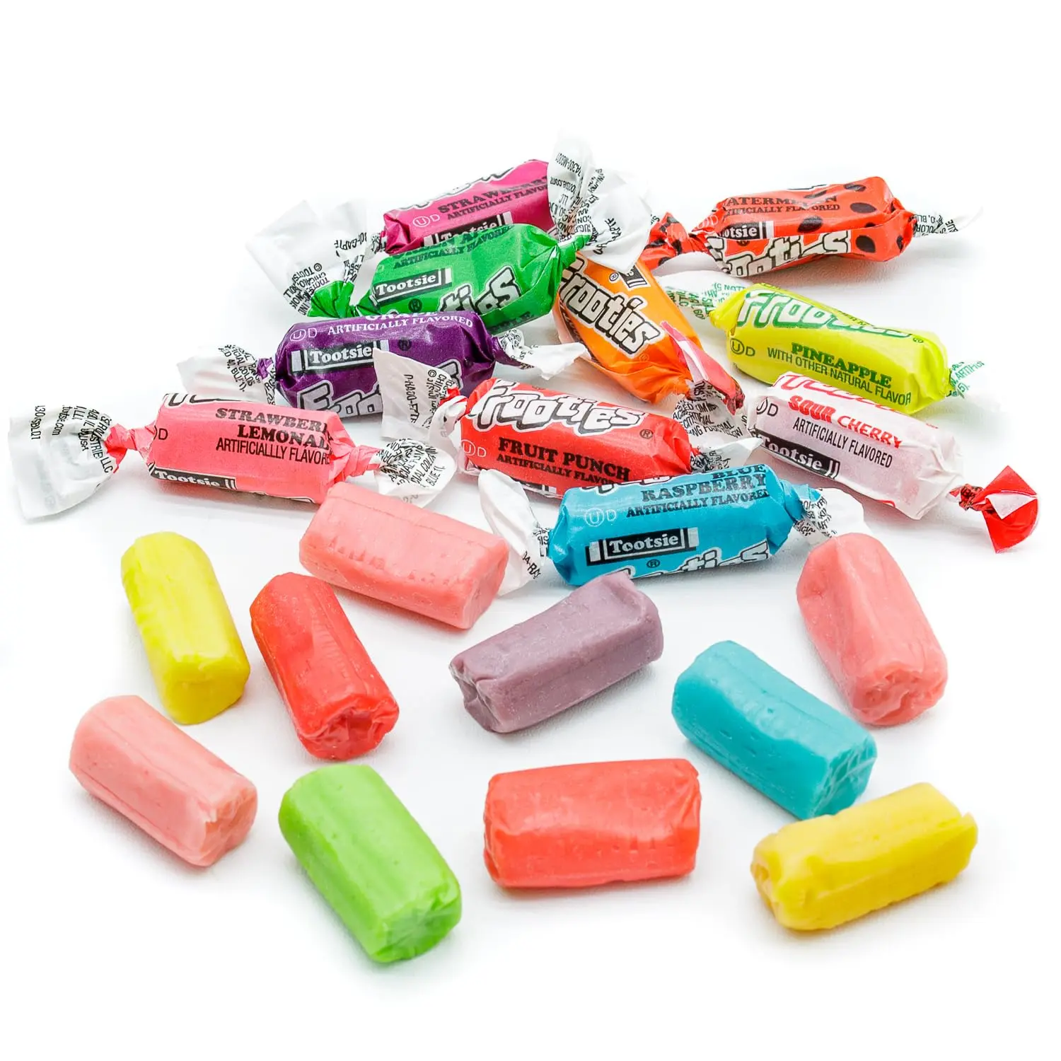 Frooties Taffy Candy 10 Flavor Mix – Bulk Bag Fruit Chews, Gluten & Peanut Free