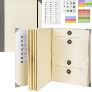 If I Die File Folder | Accordion Document Organizer, Portable Thin Folder for Passports, Birth Certificates & Important Papers, Home & Office Storage