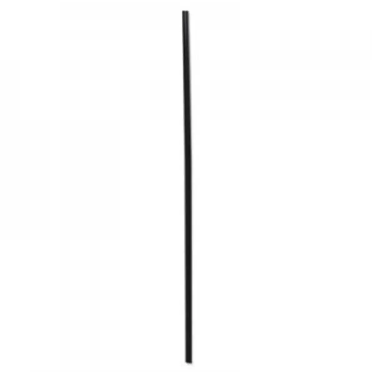 Boardwalk 212 MAIN Classic Unwrapped Single-Tube Flexible Polypropylene Cocktail Straws, 8 in, Black, Extra-Rigid Kitchenware & Bar Utensils for Beverages, Coffee Lovers