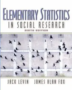 USED-Elementary Statistics in Social Research (9th Edition) by Jack Levin (Hardcover)