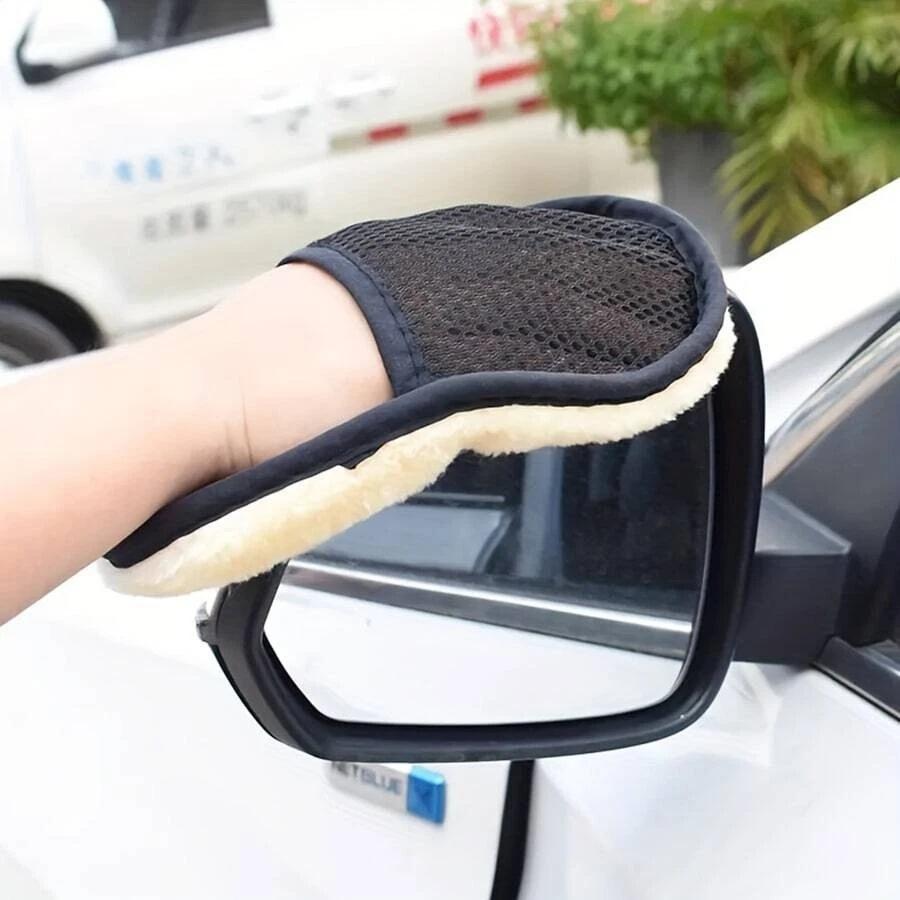 1 Pc Car Cleaning Gloves Wool Brush Soft Hand Glove Multi-Use Car Cleaning Pad
