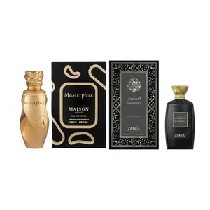 (2pc Bundle Pack) Masterpiece by Gulf Orchid + Mashriq by Zenia EDP Spray, 3.4oz