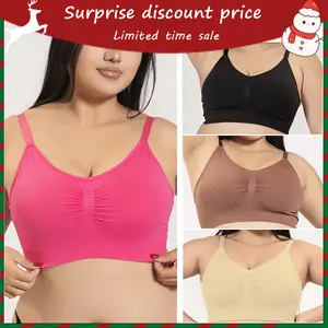 【Buy 1 get 1 free】 Women's Full Coverage Wireless Shaping Bra Adjustable Straps Sports Bra