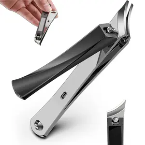 Ingrown Toenail Clippers for Men, Podiatrist Grade Toenail Clippers with Curved Pointed Jaw, Super Sharp Surgical Grade Stainless Steel Nail Clippers for Thick Tough Nails, Precision Pain-Free Nail Trimming Tool