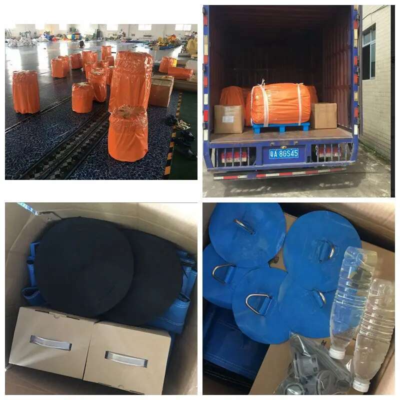 Summer Outdoor Durable Inflatable Floating Water Trampoline For Family