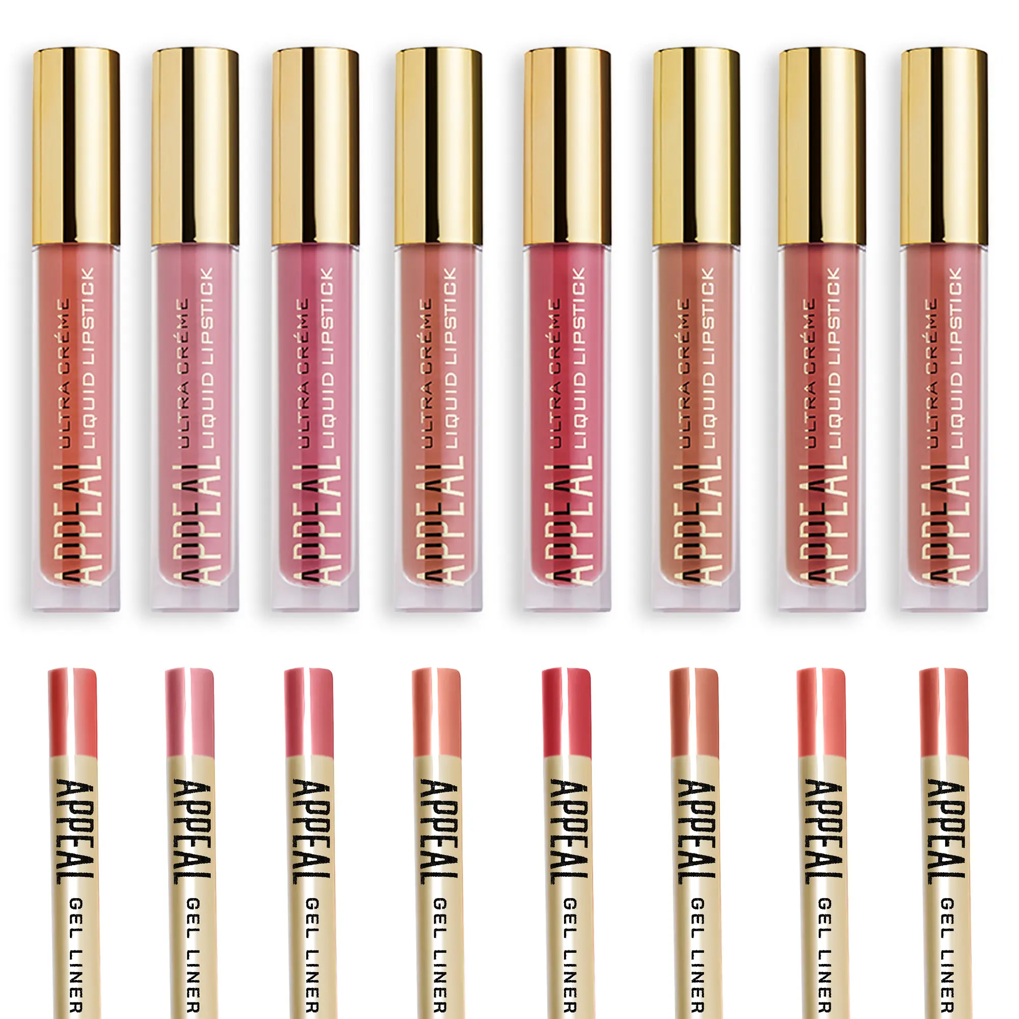 Appeal Cosmetics Ultra Creme Lipstick & Gel Lipliner Set - Creamy Matte Finish, Moisturizer, Hydrating, Long-Lasting Cosmetic Grade Makeup, Smooth Lip Care with Lipgloss, Hydration, Duo Set