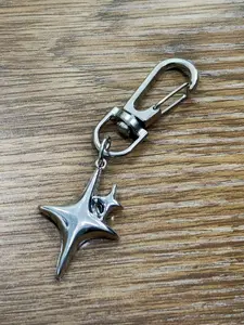 Star Design Keychain, Cute Keychain for Women & Men, Fashion Accessories for Daily Use, Trendy All-match & Exquisite Keychain for Birthday Gift, Stylish Keychain, Cute Charms Keychain