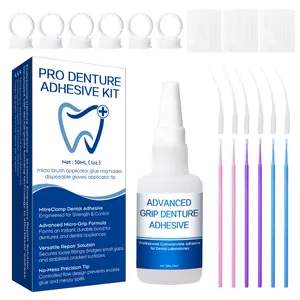 Denture Care & Maintenance Adhesive Gel Secure Hold Hygiene Support for Daily Denture Wear Enhances Comfort and Stability